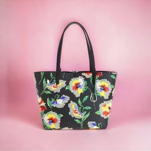 LIKE NEW Lauren Ralph Lauren Les Jardins Reversible Vegan Leather Tote